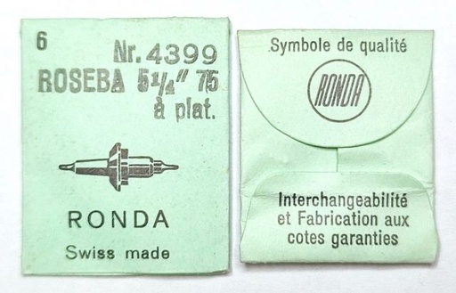 [ROS75-723] ROSEBA 75 #723 / 6 PCS à plat.