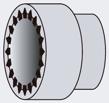 [RX246000] RX 24-600-0 Tube with gasket old style