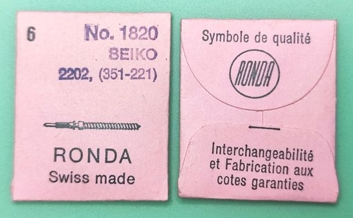 [S351-221] SEIKO 2202 #351-221 / 6 PCS