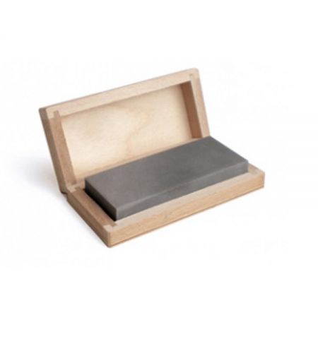 [TOQ0D0580] PIEDRA DE TOQUE NATURAL 100x40x10 mm CON ESTUCHE
