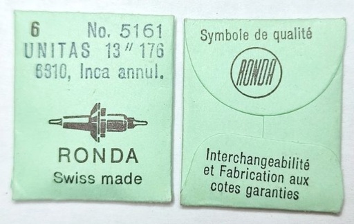 [UT176-723] UNITAS 176 #723 / 6 PCS Inca annul.