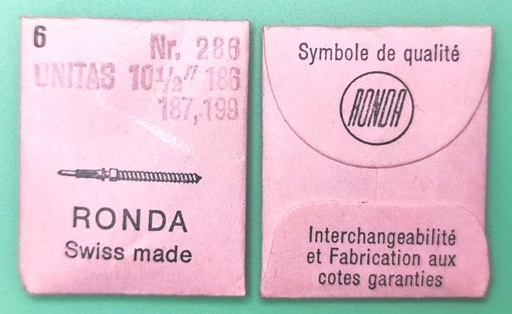 [UT186-401] UNITAS 186 #401 / 6 PCS