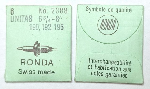 [UT190-723] UNITAS 190 #723 / 6 PCS