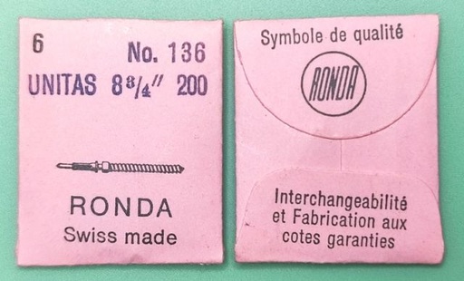 [UT200-401] UNITAS 200 #401 / 6 PCS