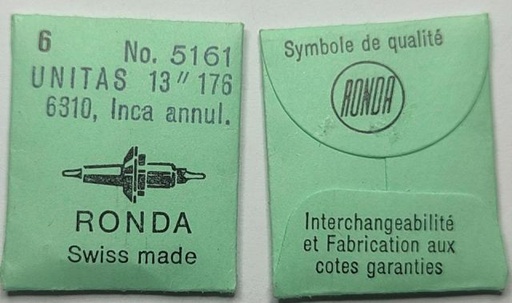 [UT6310-723] UNITAS 6310 #723 / 6 PCS Inca annul.