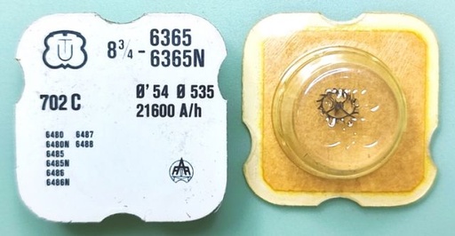 [UT6365-705] UNITAS 6365/6365N #702C Ø'54 Ø 535 21600 A/h