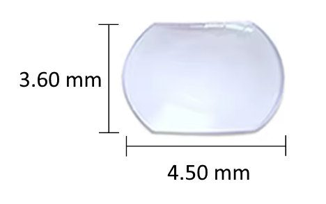 [84666] LUPA AUMENTO CRISTAL 4.50 x 3.60 mm