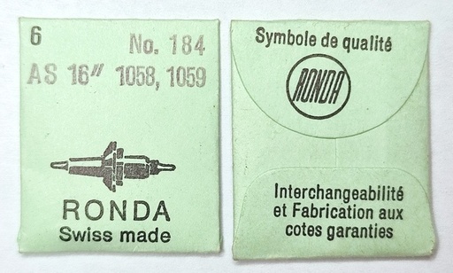 [AS1058-723] AS 1058 #723 EJE DE VOLANTE 16" (6 PCS)