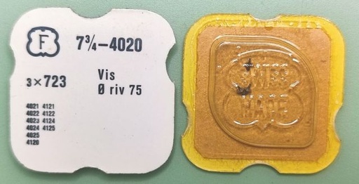 [FEL4020-723] FELSA 4020 #723 / 3 PCS Vis Ø riv 75