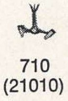 [INT69-710] INT 69-710 ANCORA / PALLET FORK
