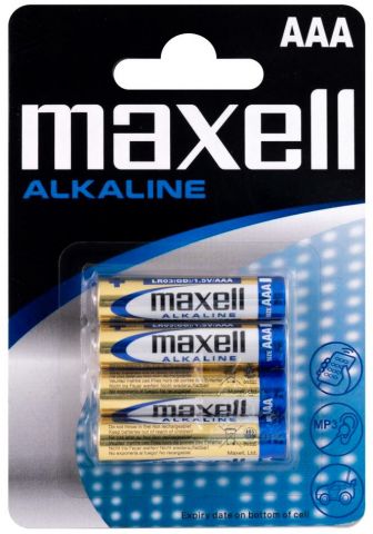 [M.LR03B] MAXELL LR03 (AAA) BLISTER 4 UNIDADES