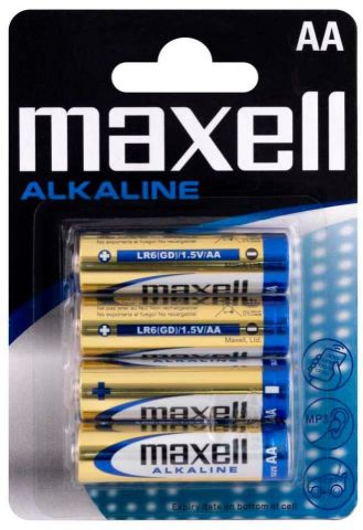 [M.LR06] MAXELL LR06 (AA) BLISTER 4 UNIDADES