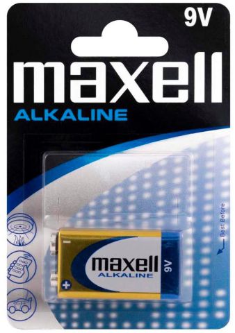 [M.LR09B] MAXELL LR09 (6LF22) BLISTER 1 UNIDAD