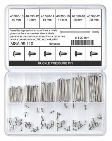 [MSA99.110] SURTIDO PASADORES PRESION A.INOX / Ø 1.20 