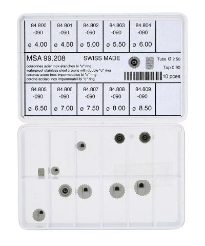 [MSA99.208] SURTIDO DE CORONAS HERMÉTICAS 10 PIEZAS