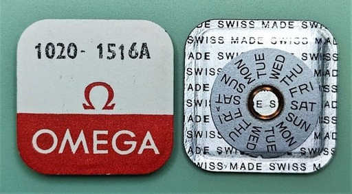 [O1020-1516AIB] OMEGA 1020-1516A CALENDARIO DIAS INGLES BLANCO