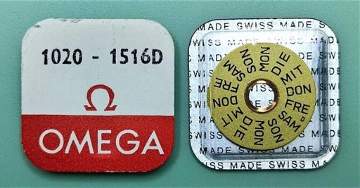 [O1020-1516D] OMEGA 1020-1516D CALENDARIO DIAS ALEMAN DORÉ