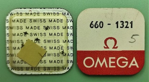 [O660-1321] OMEGA 660-1321 EJE DE VOLANTE / BALANCE STAFF