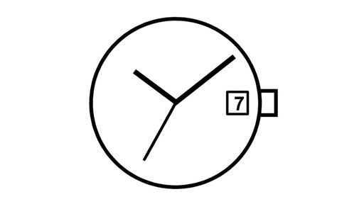 [MOR.PC32.D3] Mvt. Morioka (Seiko SII) PC32 H1 10 1/2''' DATE3 SC Quartz (377 | SR626SW)